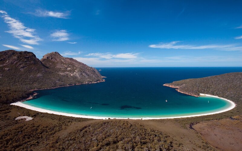 Curved Beach Cove