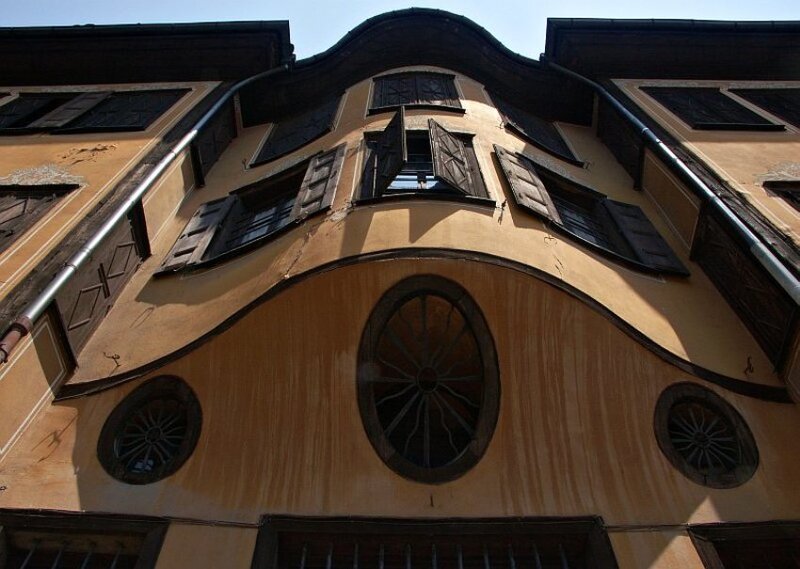 Curved Building Facade