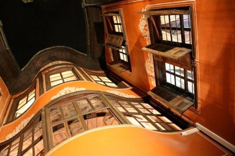 Curved Building Interior
