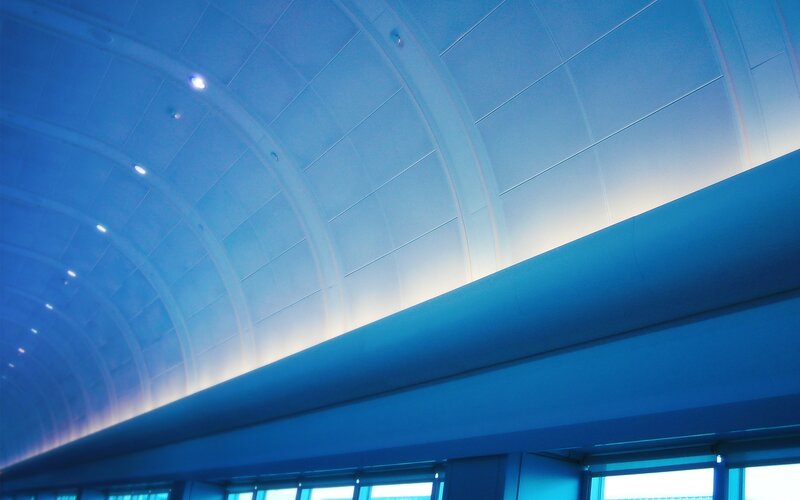 Curved Ceiling Interior