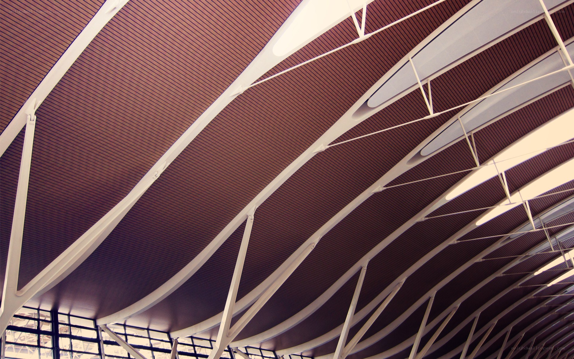 curved ceiling structure