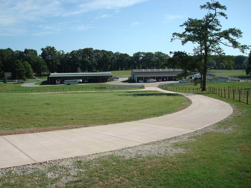 Curved Concrete Driveway