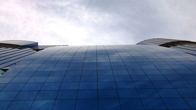 Curved Glass Building