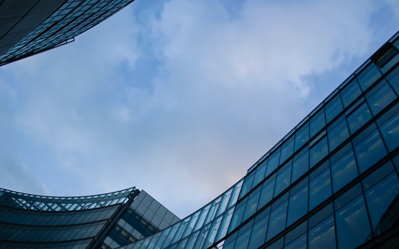Curved Glass Buildings
