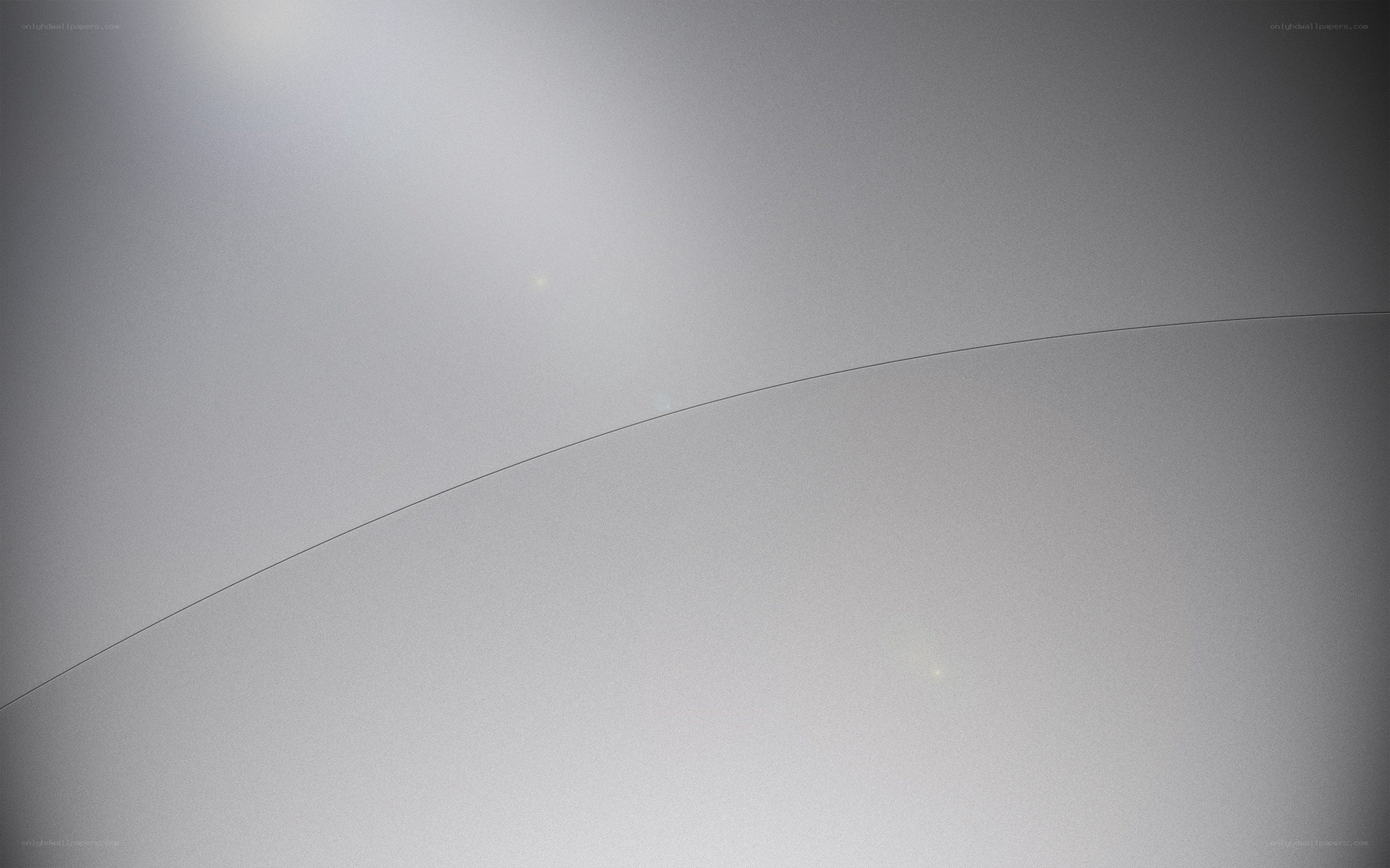 curved glass surface