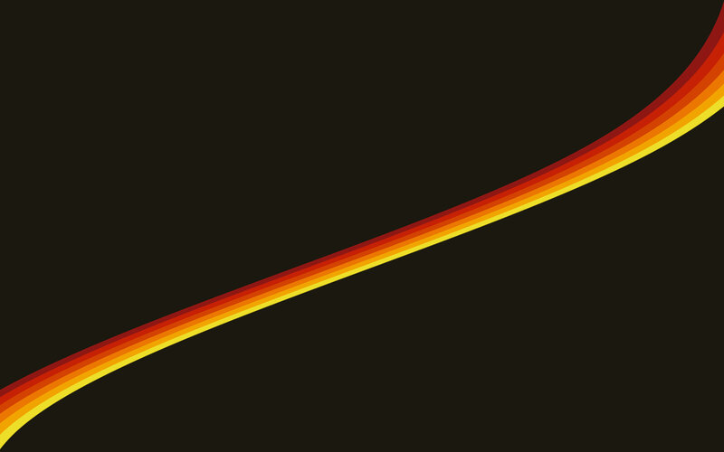 curved gradient line design