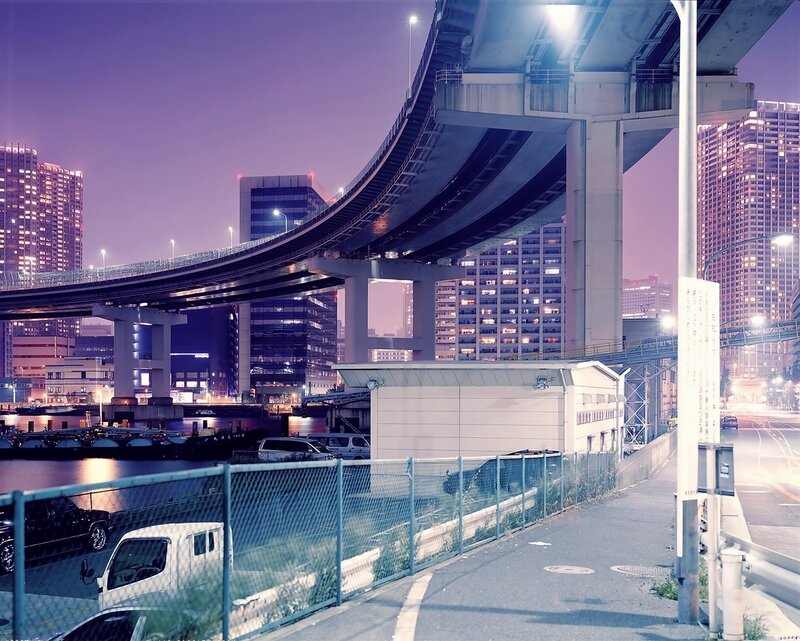 Curved Highway Overpass