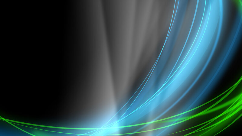 Curved Light Lines — Blue, Dynamic