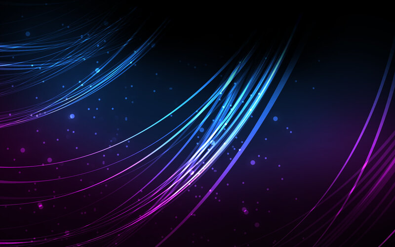 Curved Light Lines — Blue