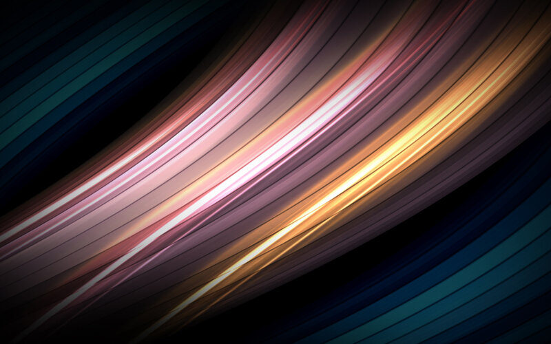 Curved Light Streaks — Black