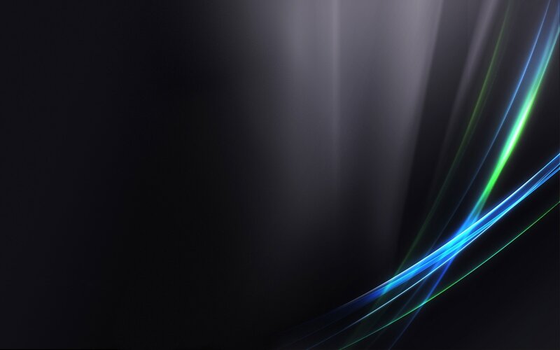 Curved Light Streaks — Blue, Dynamic, Abstract