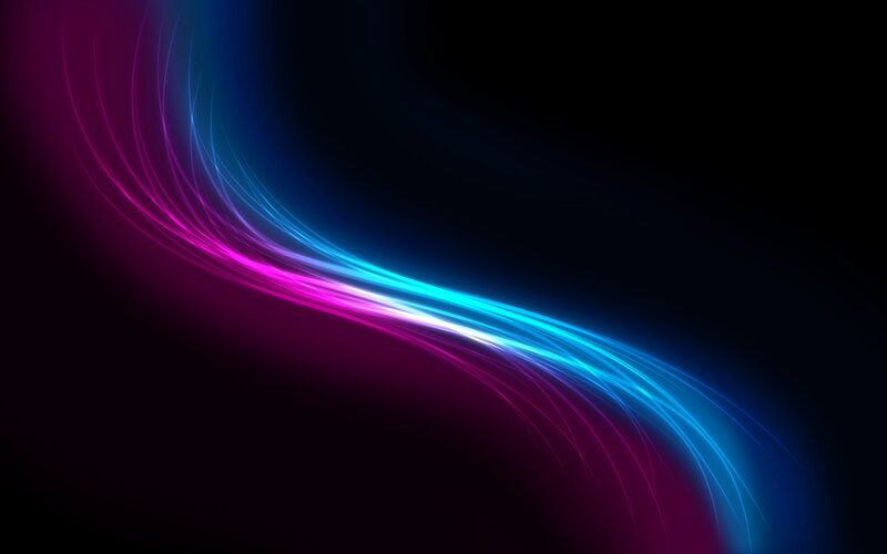 Curved Light Streaks — Blue, Dynamic