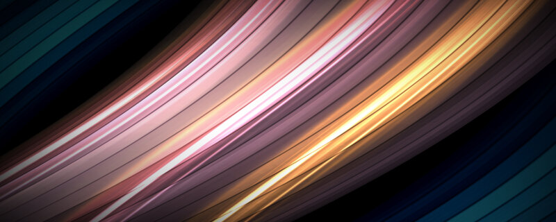 Curved Light Streaks — Pink, Dynamic, Abstract
