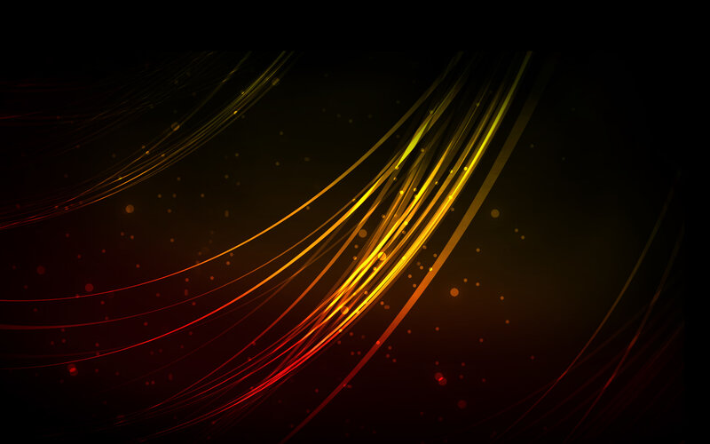 Curved Light Streaks — Yellow