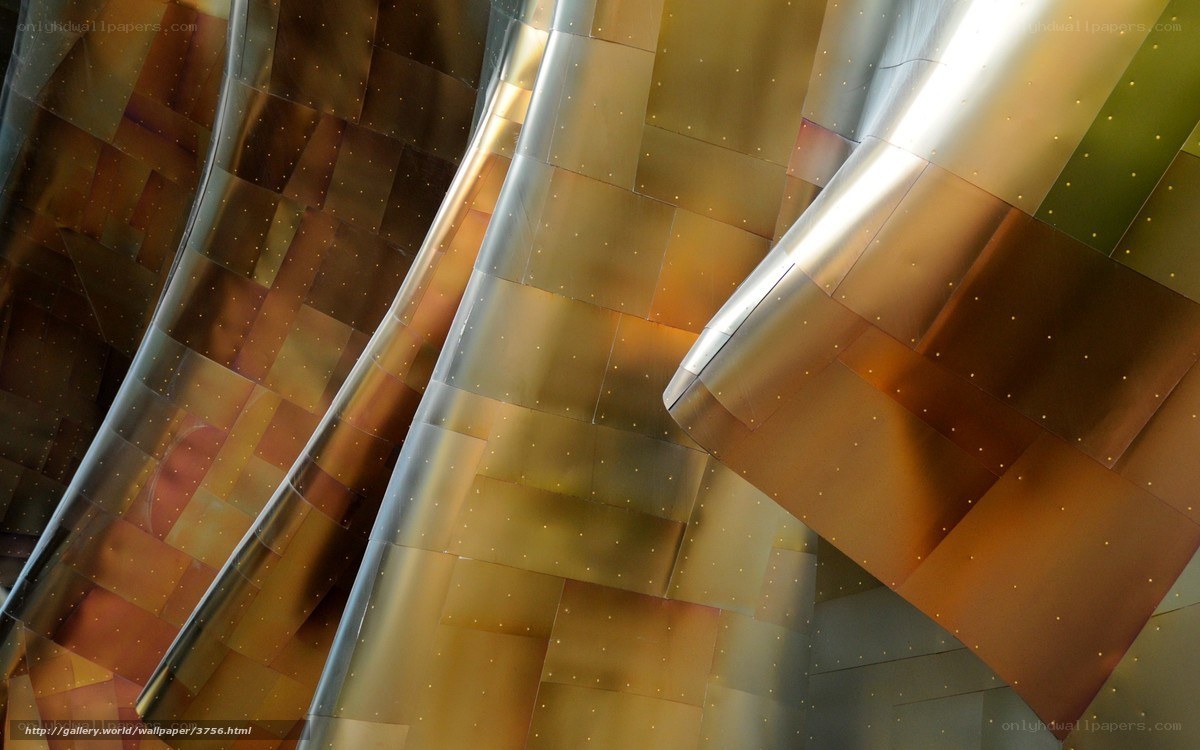curved metallic architecture
