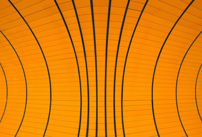 Curved Orange Panels