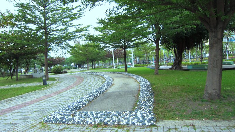 Curved Park Pathway