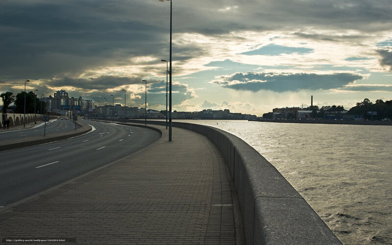 Curved Road and River