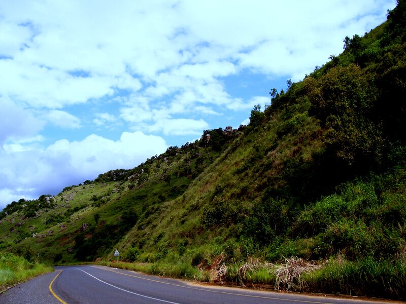 Curved Road on Hillside