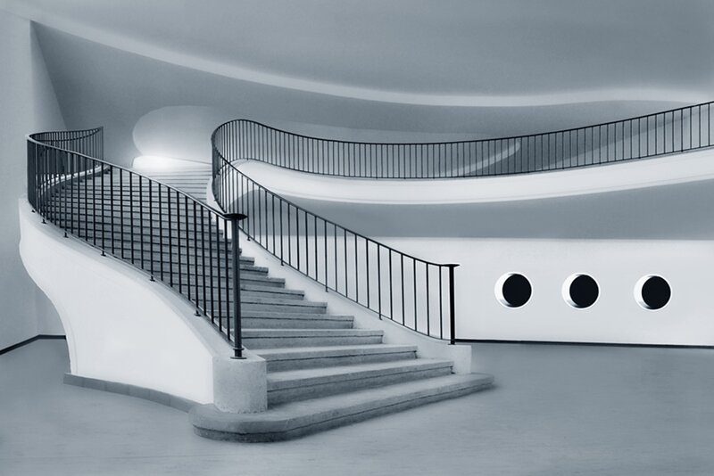 Curved Staircase Interior