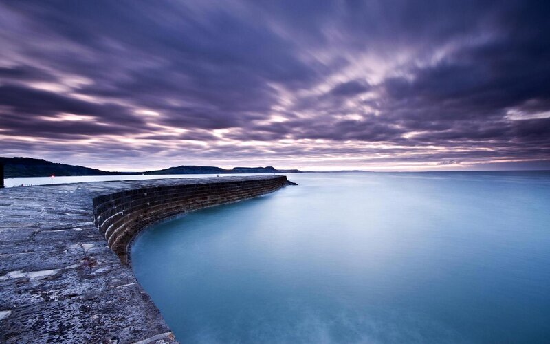 Curved Stone Pier