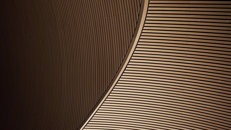 Curved Wooden Slats