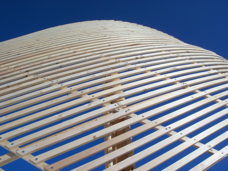 Curved Wooden Structure