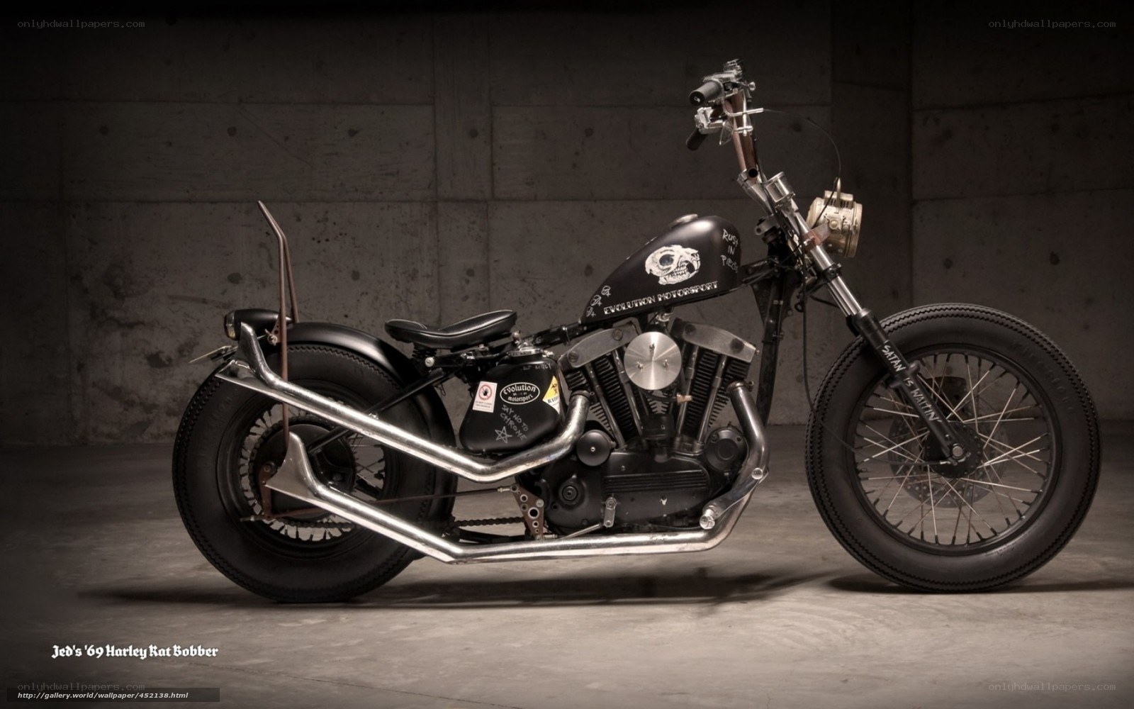 Custom '69 Harley Kat Bobber