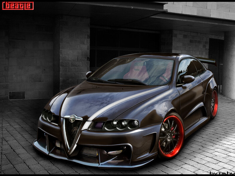 Custom Alfa Romeo sports car