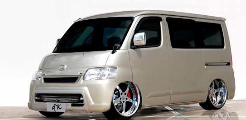 Custom beige kei van