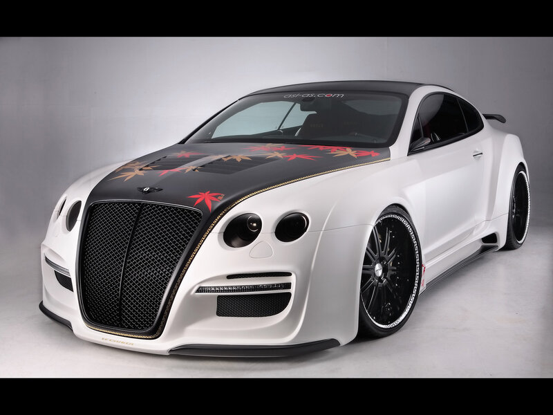 custom bentley with maple leaf design