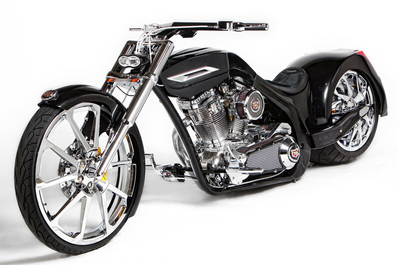Custom Black Motorcycle — Clean, Polished