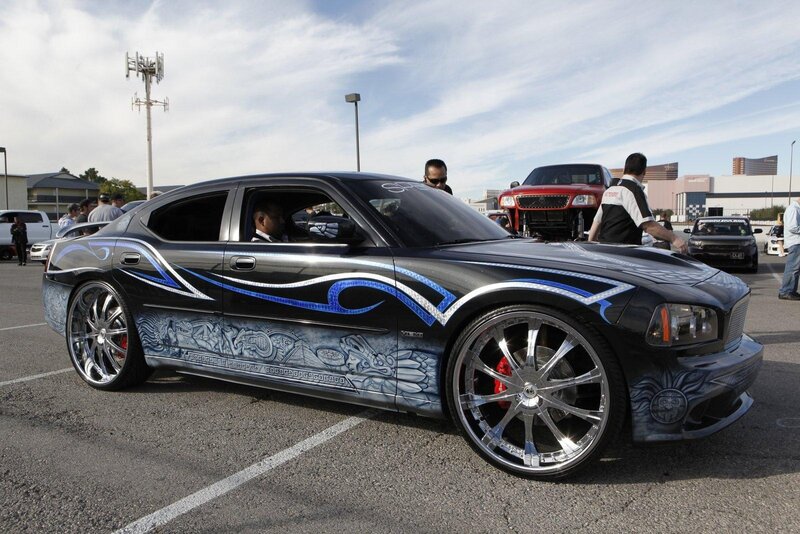 Custom Black Sedan