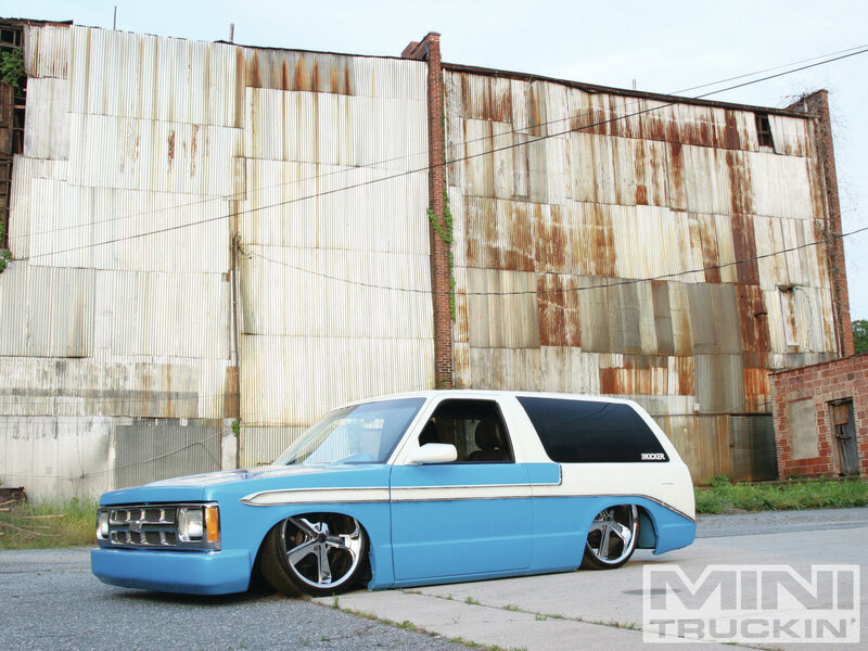Custom Blue and White Truck — Urban
