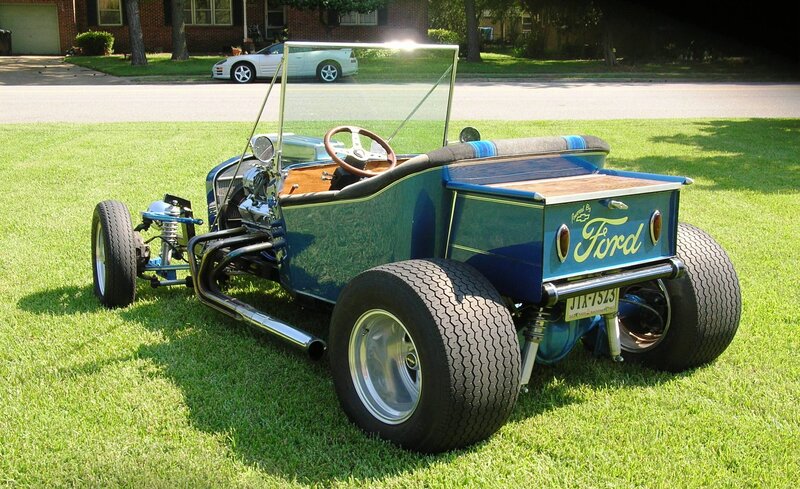 Custom Blue Hot Rod — Calm