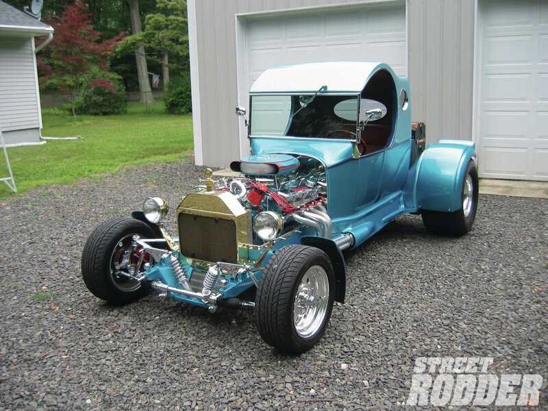 Custom Blue Hot Rod — Showcase