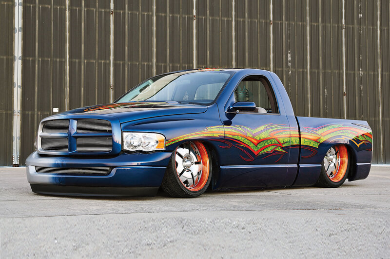 Custom Blue Pickup Truck — Showcase