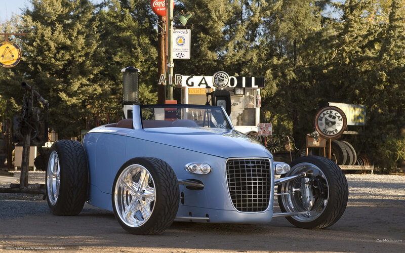 Custom Blue Roadster