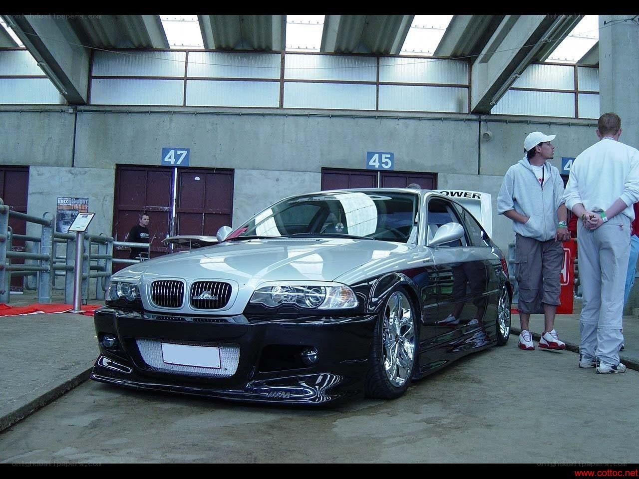 Custom BMW at car show