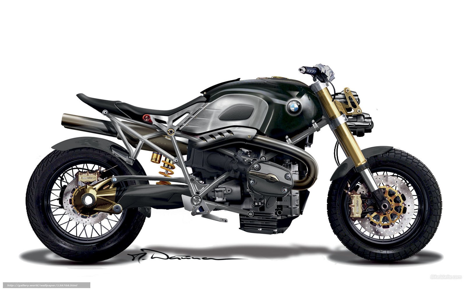 custom bmw motorcycle design