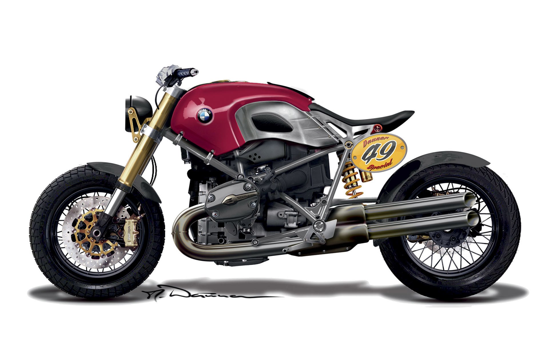 custom BMW motorcycle design