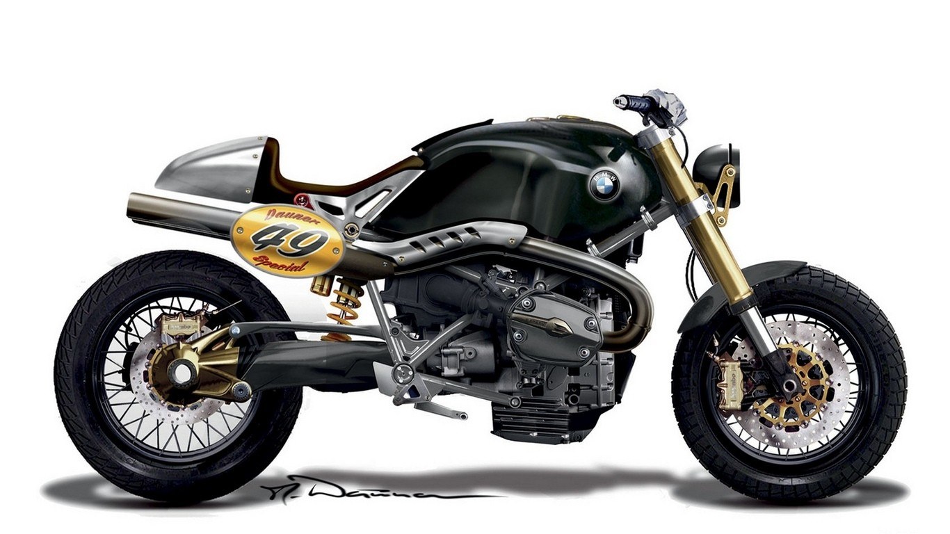 custom BMW motorcycle design