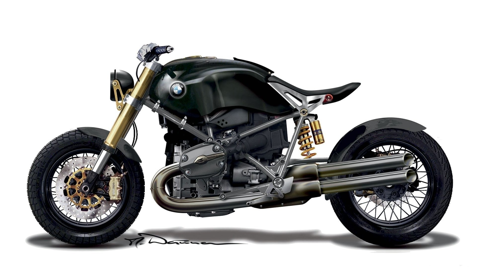 custom BMW motorcycle design