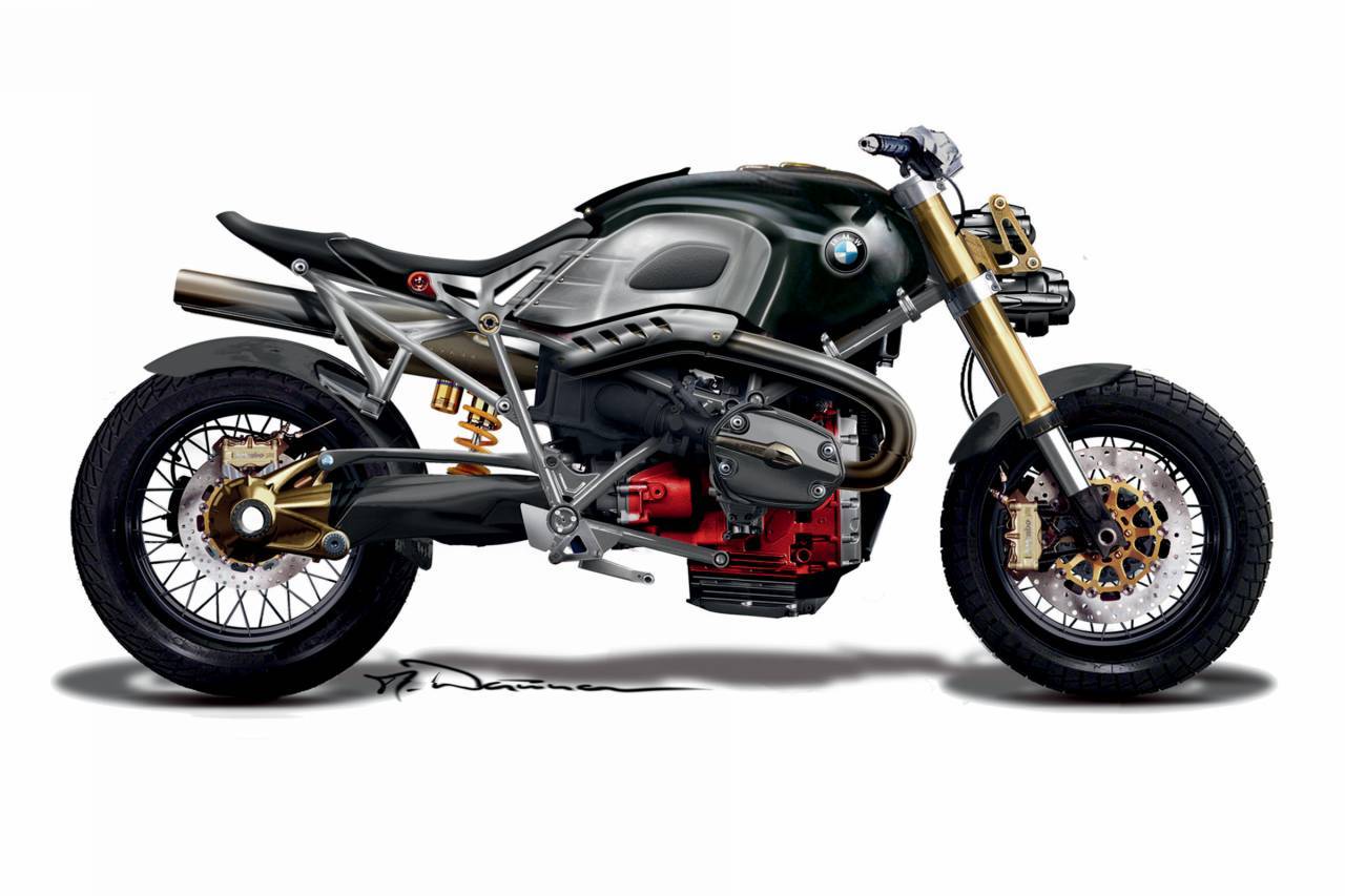 custom BMW motorcycle design