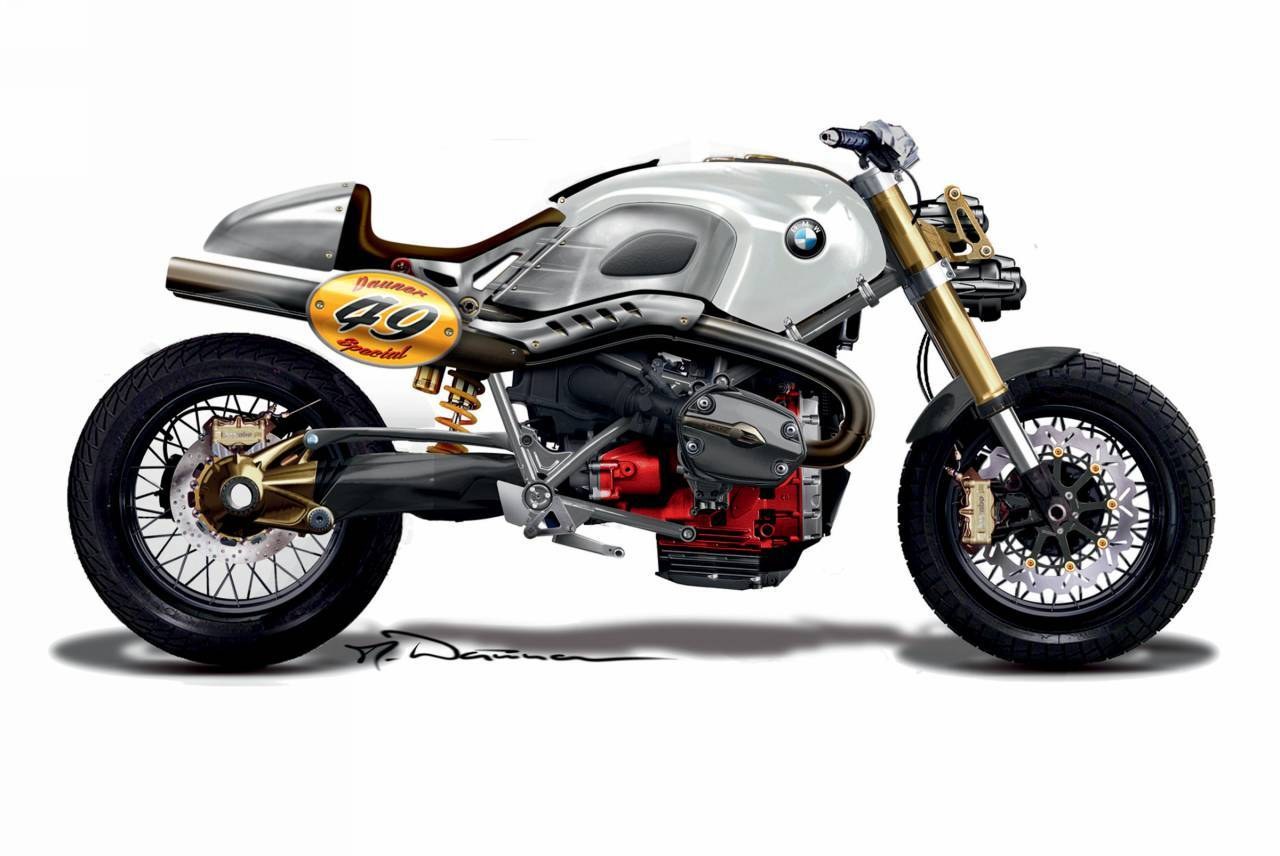 custom BMW motorcycle design