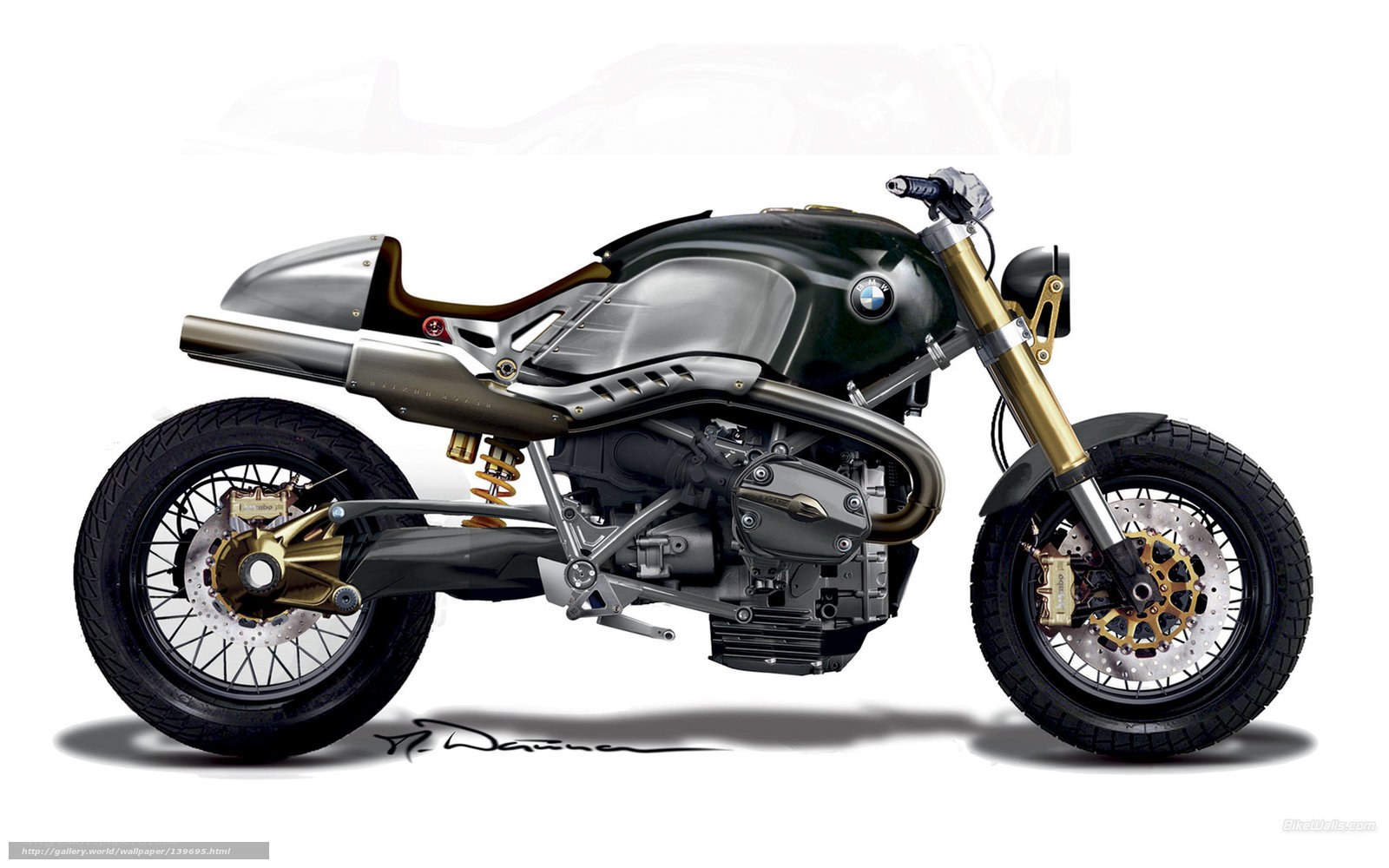 custom bmw motorcycle design