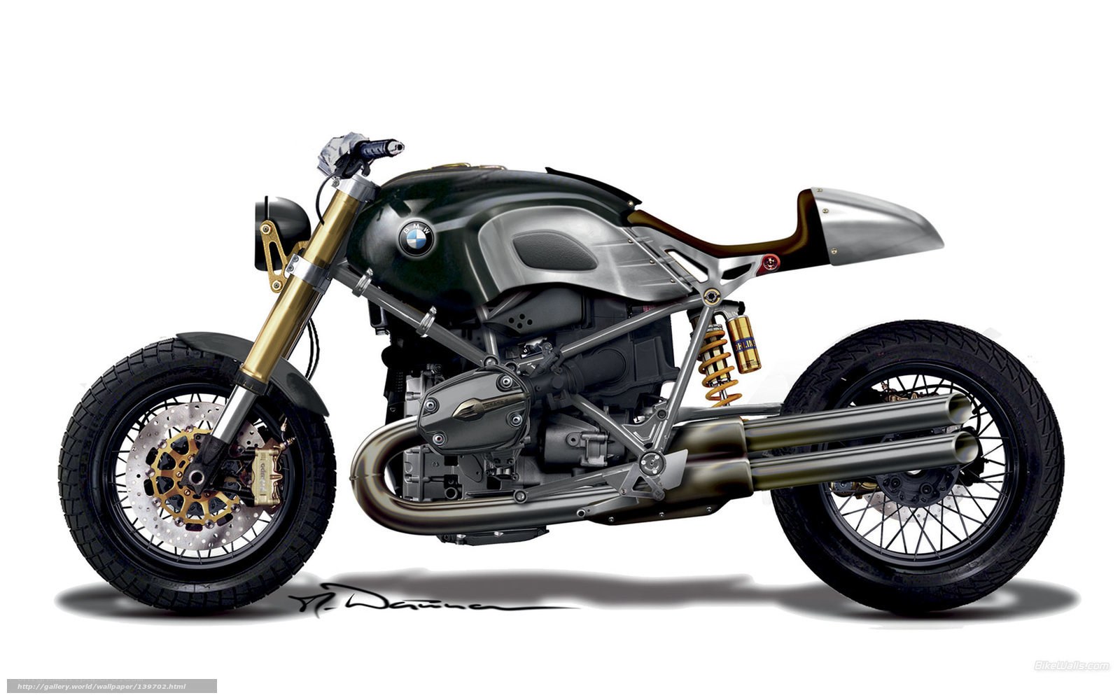 custom bmw motorcycle design