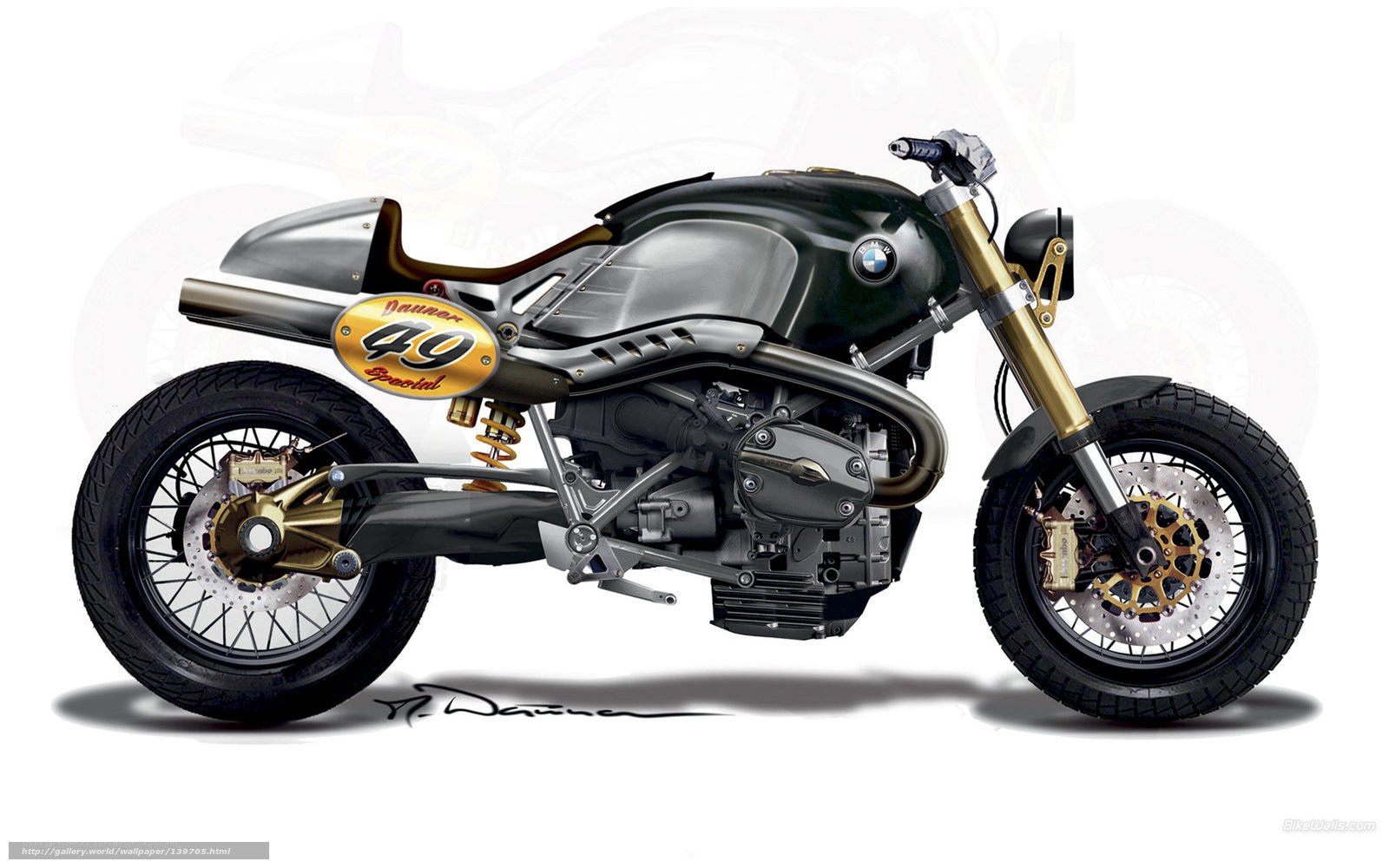 custom bmw motorcycle design