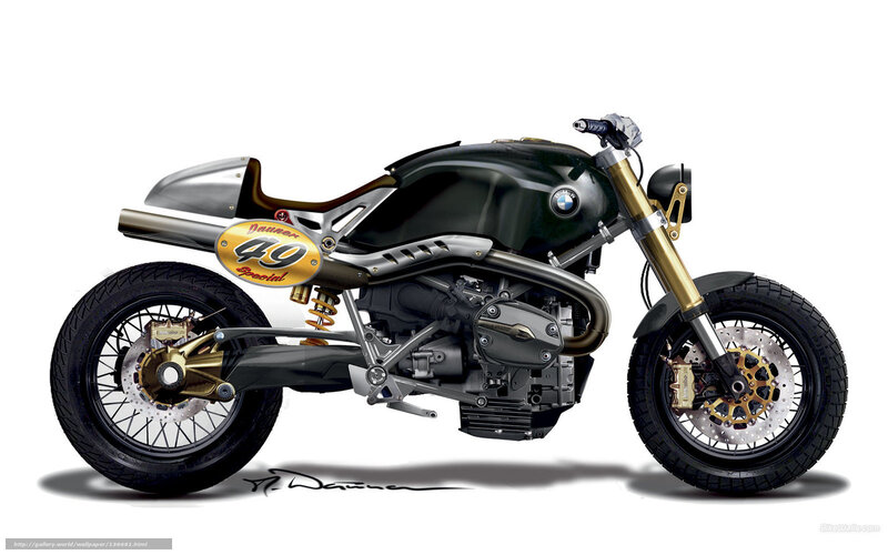 custom BMW motorcycle design