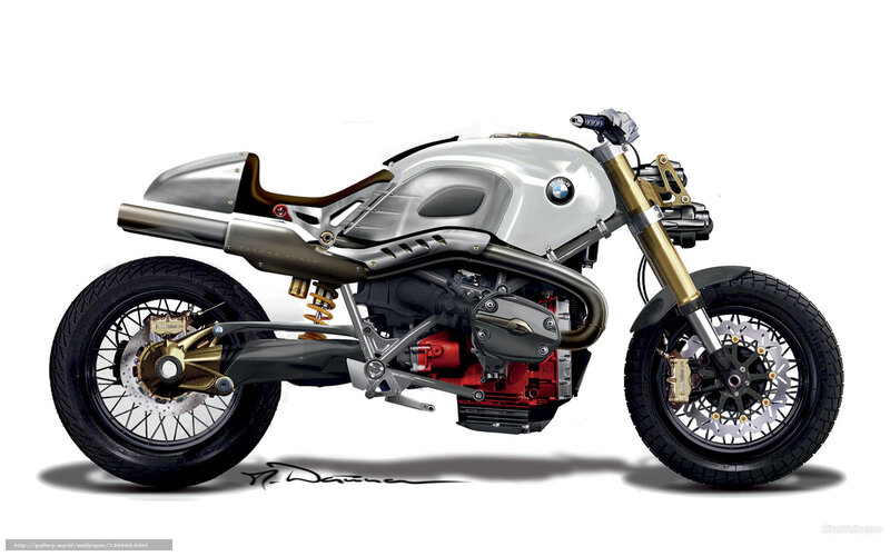 Custom BMW Motorcycle